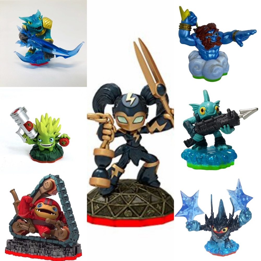 SKYLANDERS trap team figures